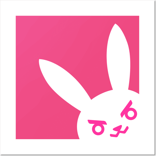 Overwatch D.va bunny Wall Art by christopper